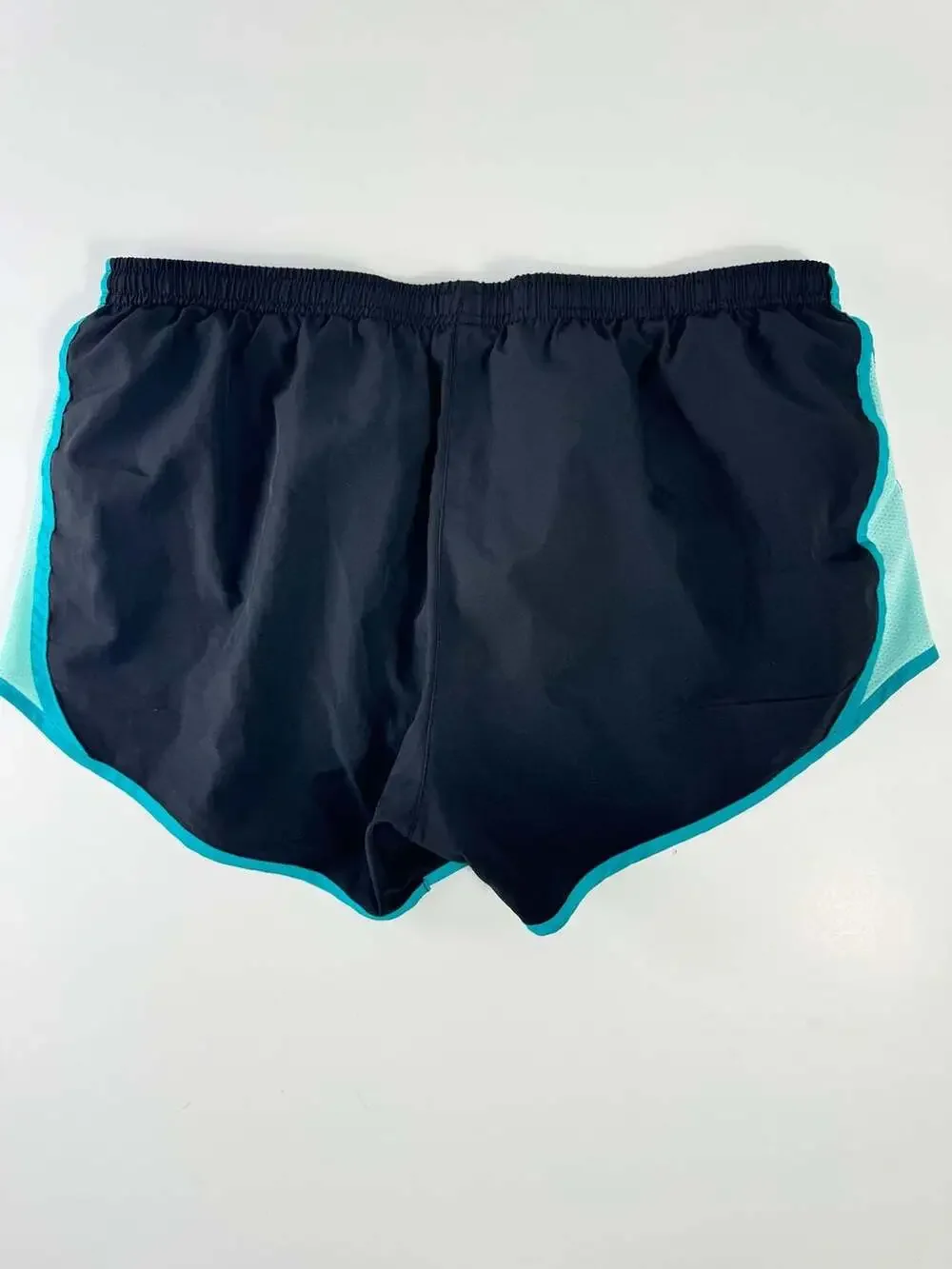 Nike Dri-FIT Women's Tempo Running Shorts Black and Teal